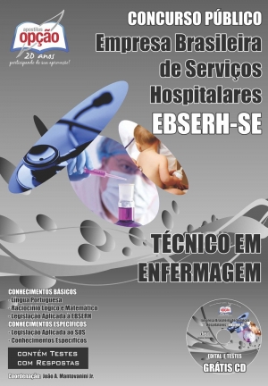 Empresa Brasileira de Serviços Hospitalares / SE (EBSERH)-TÉCNICO EM ENFERMAGEM - Impressa: 25,00 - Digital: 15,00